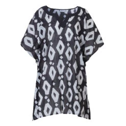 Poncho De Plage Noir Lydia -Velours Intime Boutique 66231 224 2 999ponchodeplagenoir