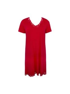 Chemise De Nuit Manche Courte Simply Perfect Rouge Capucine