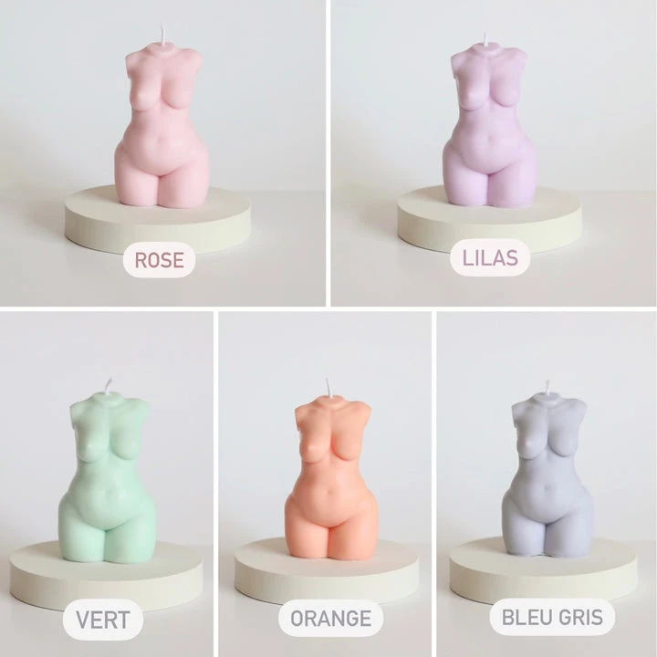 Bougies Corps De Femme Aleks 3 Bougies Corps De Femme Aleks