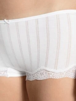 Calida Culotte Shorty Coton Blanc Etude Toujours -Velours Intime Boutique Calida Etude Toujours Panty low cut weiss 24092 001 1
