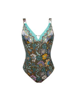 Maillot De Bain 1 Pièce Fleur Persane -Velours Intime Boutique LISE charmel maillot de bain fleur persanne abb6967