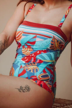 Maillot De Bain Nageur Bustier 1 Pièce La Foglia