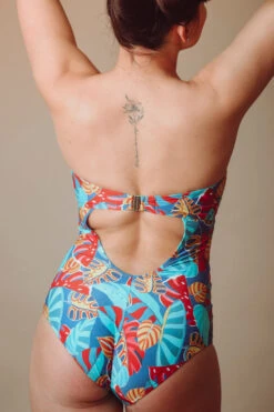 Maillot De Bain Nageur Bustier 1 Pièce La Foglia -Velours Intime Boutique MC202102041360 79