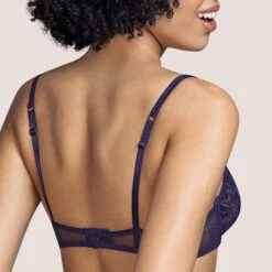 Soutien-gorge Emboîtant à Armatures Margaret -Velours Intime Boutique Soutien gorge corbeille bleu andres sarda lingerie underwired bra margaret 3310110 2