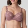 PRIMA DONNA Soutien-gorge Emboîtant MADISON Satin Taupe -Velours Intime Boutique Soutien gorge emboitant primadonna lingerie madison 0162121 taupe