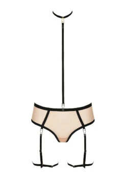 Culotte Ouverte Harnais Insoutenable Légèreté Skin -Velours Intime Boutique atelier amour culotte harnais ouverte insoutenable legerete skin 3