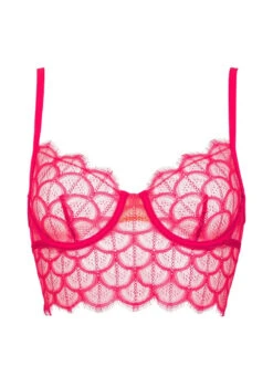 Bustier Avec Armature Mystic Shadow KISS -Velours Intime Boutique atelier amour mystic shadow kiss rose 6