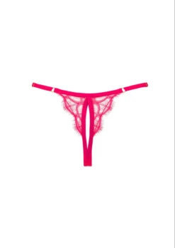 String Ouvert Mystic Shadow Kiss -Velours Intime Boutique atelier amour string mystic shadow kiss rose