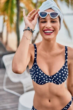 ANITA Haut De Maillot De Bain Merle -Velours Intime Boutique bikini merle pois blanc bleu marine anita 8770