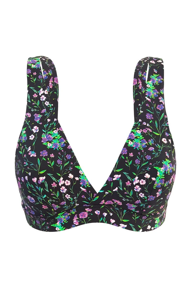 Soutien-Gorge Cache-Cœur Fleur De Lin Noir 5 Soutien-Gorge Cache-Cœur Fleur De Lin Noir – Image 3