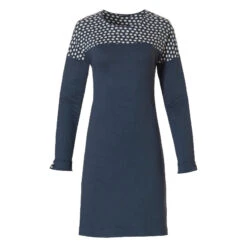 Chemise De Nuit à Pois Marine -Velours Intime Boutique chemisedenuitcotonbleumarinepastunette