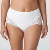 Twist Slip Haut First Night Blanc -Velours Intime Boutique culotte haute blanche primadonna twist lingerie ffirst night 0541881