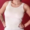 Top Sans Manche 100% Soie Ivoire -Velours Intime Boutique debardeur soie oscalito 2