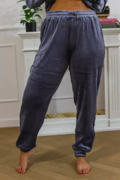 Tenue Détente Veste Gris Bleu -Velours Intime Boutique joggingdetentevestebleu 4