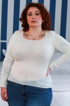 Top à Manches Longues Laine Et Soie à Côte Ivoire