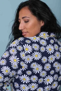 Chemise De Nuit Boutonnée Coton Marguerite -Velours Intime Boutique liquetteencotonboutonneemarguerite 4