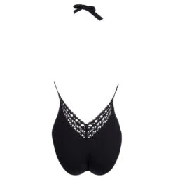 Maillot De Bain 1 Pièce Ajourage Couture Noir -Velours Intime Boutique maillotajouragecouturelisecharmel 1