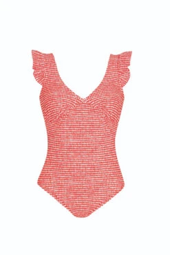 Sunflair Maillot De Bain 1 Pièce Rouge à Pois