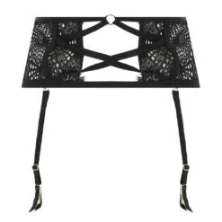 Porte Jarretelles Madame Rêve -Velours Intime Boutique porte jarretelles atelier amour madame reve noir 4