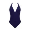 Maillot De Bain 1 Pièce Ajourage Couture Bleu Crystal -Velours Intime Boutique promotionmaillotdebainlisecharmel2