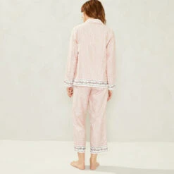 Pyjama Chemisier Satin Coton D'été -Velours Intime Boutique pyjamasatindecotonchemisierchiclaurencetavernier3