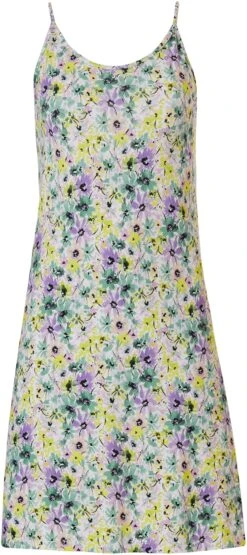 Robe De Plage Fleurie Fine Bretelle Viva -Velours Intime Boutique robefinebretellefleuriepastuette