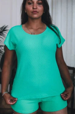 Top La Tout Douce Vert -Velours Intime Boutique shortplageantigellingerie 3