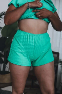 Short La Tout Douce Mer Verte -Velours Intime Boutique shortplageantigellingerie 4