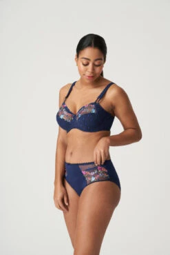 PRIMA DONNA Slip Haut Sedaine Water Blue -Velours Intime Boutique slip taille haute sedaine water blue prima donna 0563351 WBL 2