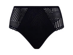 Slip Taille Haute Tressage Graphic Marine