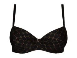 Soutien-gorge Emboitant Bijou Du Jour Noir -Velours Intime Boutique soutien gorge emboitant charme noir bijou de jour anitgel lise charmel