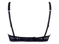 Soutien-gorge Emboitant Tressage Graphic Marine -Velours Intime Boutique soutien gorge emboitant tressage graphic antigel lingerie bleu marine