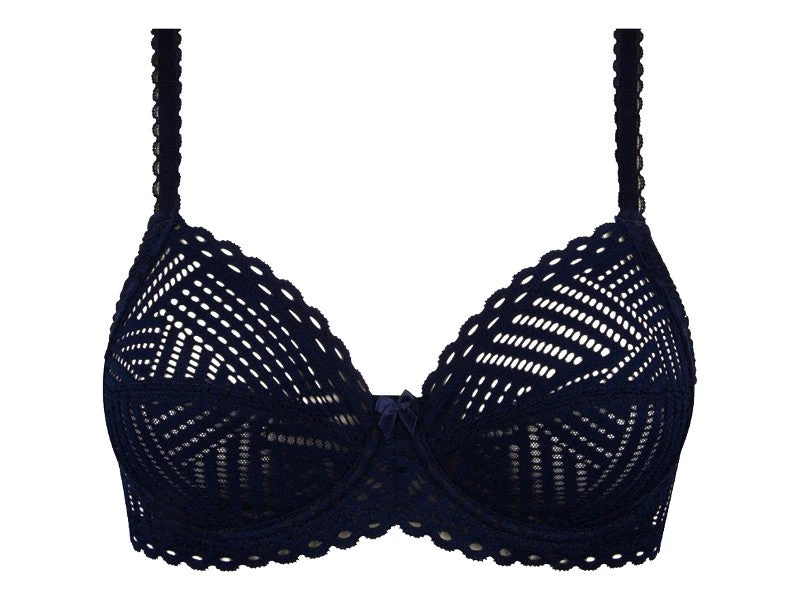 Soutien-gorge Emboitant Bien être Tressage Graphic Marine 3 Soutien-gorge Emboitant Bien être Tressage Graphic Marine