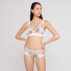 Soutien-gorge Sans Armature Ivoire Jardin D'hiver