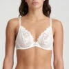 MARIE JO Soutien-gorge Triangle Décolleté Blanc Agnes -Velours Intime Boutique soutien gorgetriangleaarmatureagnesdemariejoblanc