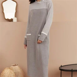 Robe D'hôtesses Chaude Longue