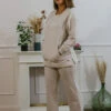Tenue Détente Ivoire Cocooning -Velours Intime Boutique tenuedetentechaudebeige 2