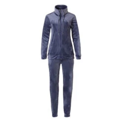 Tenue Détente Veste Gris Bleu -Velours Intime Boutique tenuedetentepantalonetvestebleugrischaude
