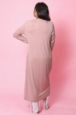 Calida Veste D'intérieur Joy -Velours Intime Boutique veste longue taupe calida